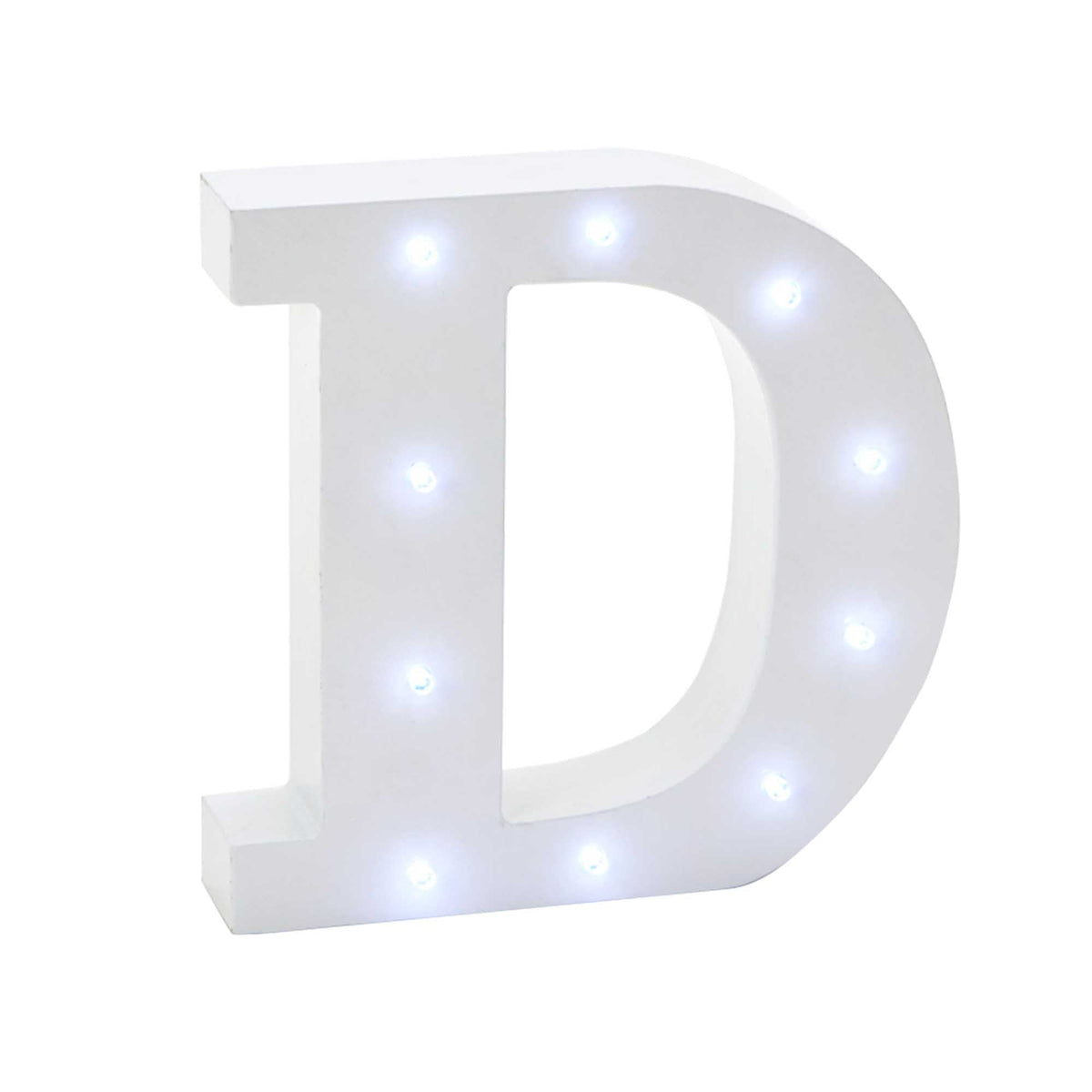 Vintage LED Marquee Letter D