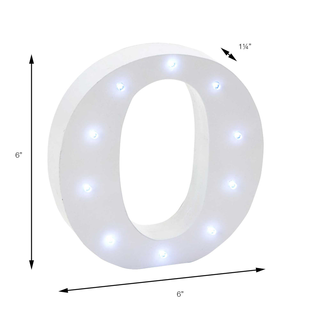Vintage LED Marquee Letter O