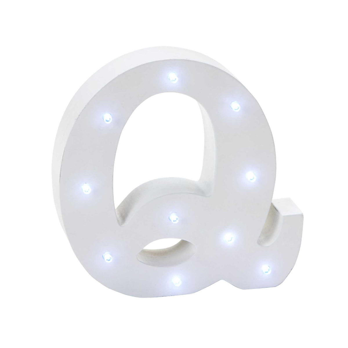Vintage LED Marquee Letter Q