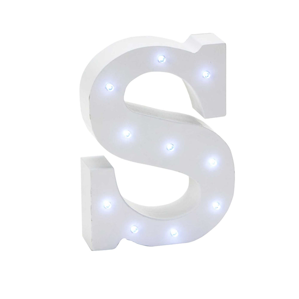 Vintage LED Marquee Letter S