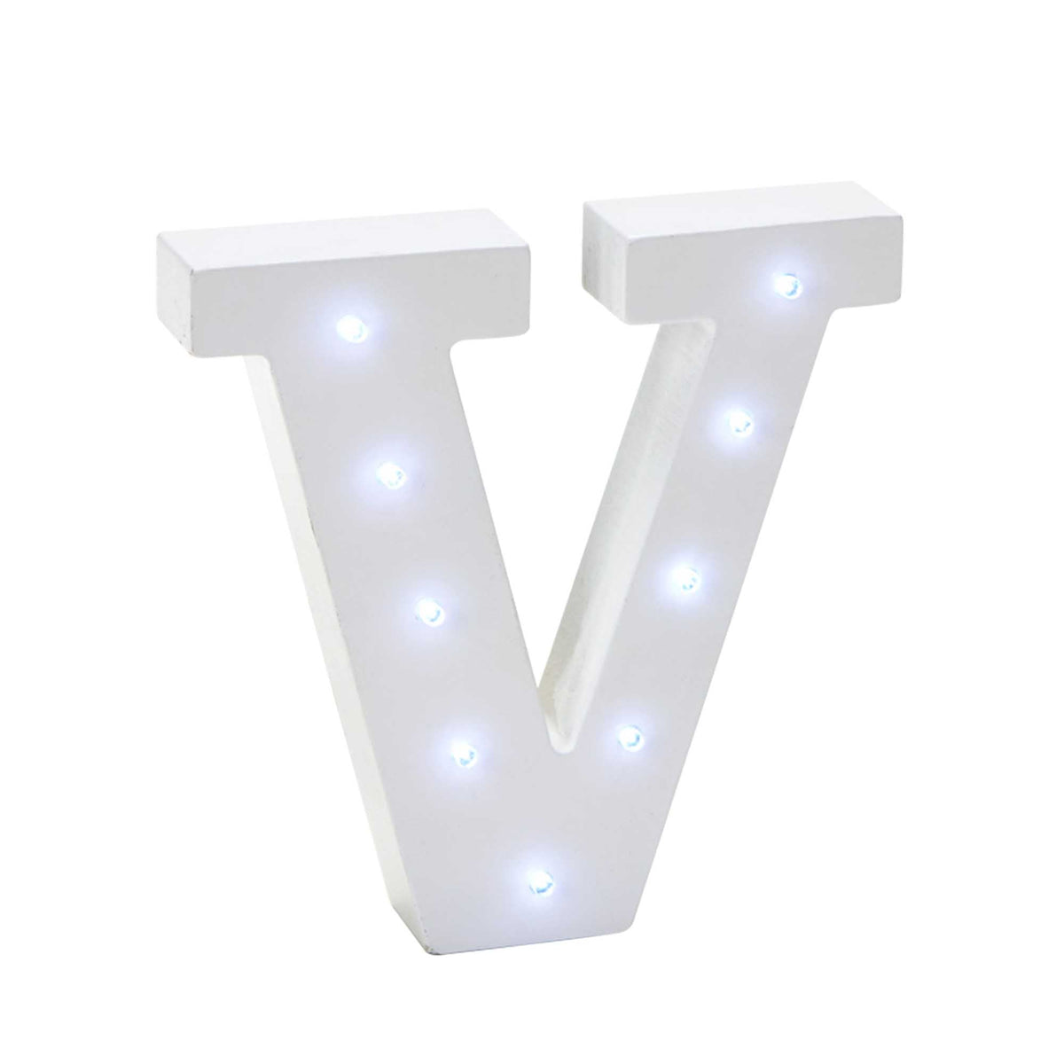 Vintage LED Marquee Letter V