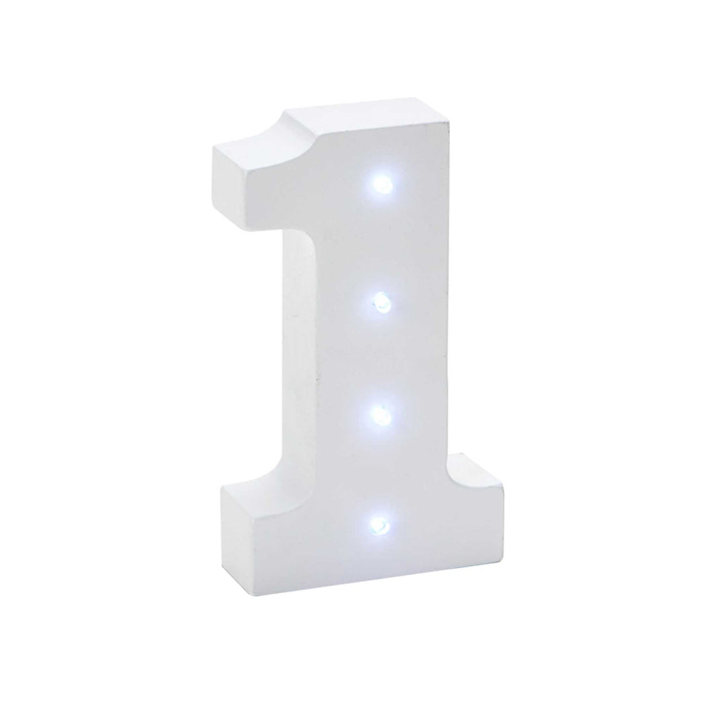 Vintage LED Marquee Number 1