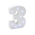 Vintage LED Marquee Number 3
