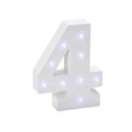 Vintage LED Marquee Number 4