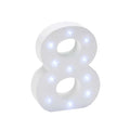 Vintage LED Marquee Number 8