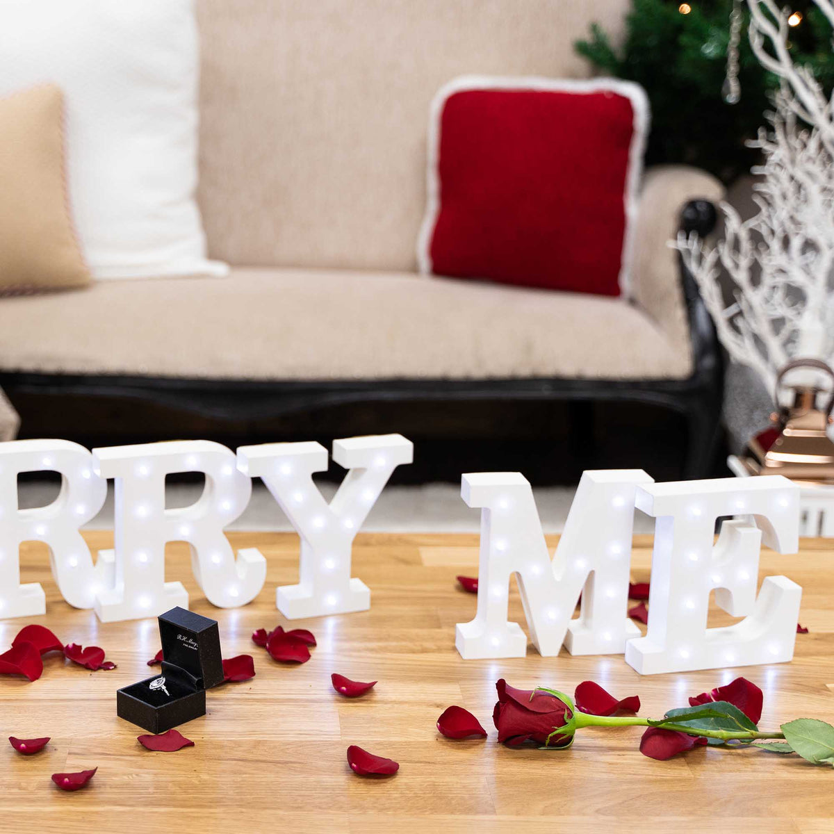 Vintage LED Marquee Number 8