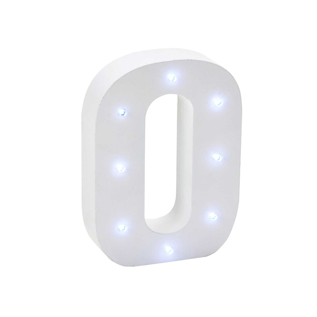 Vintage LED Marquee Number 0