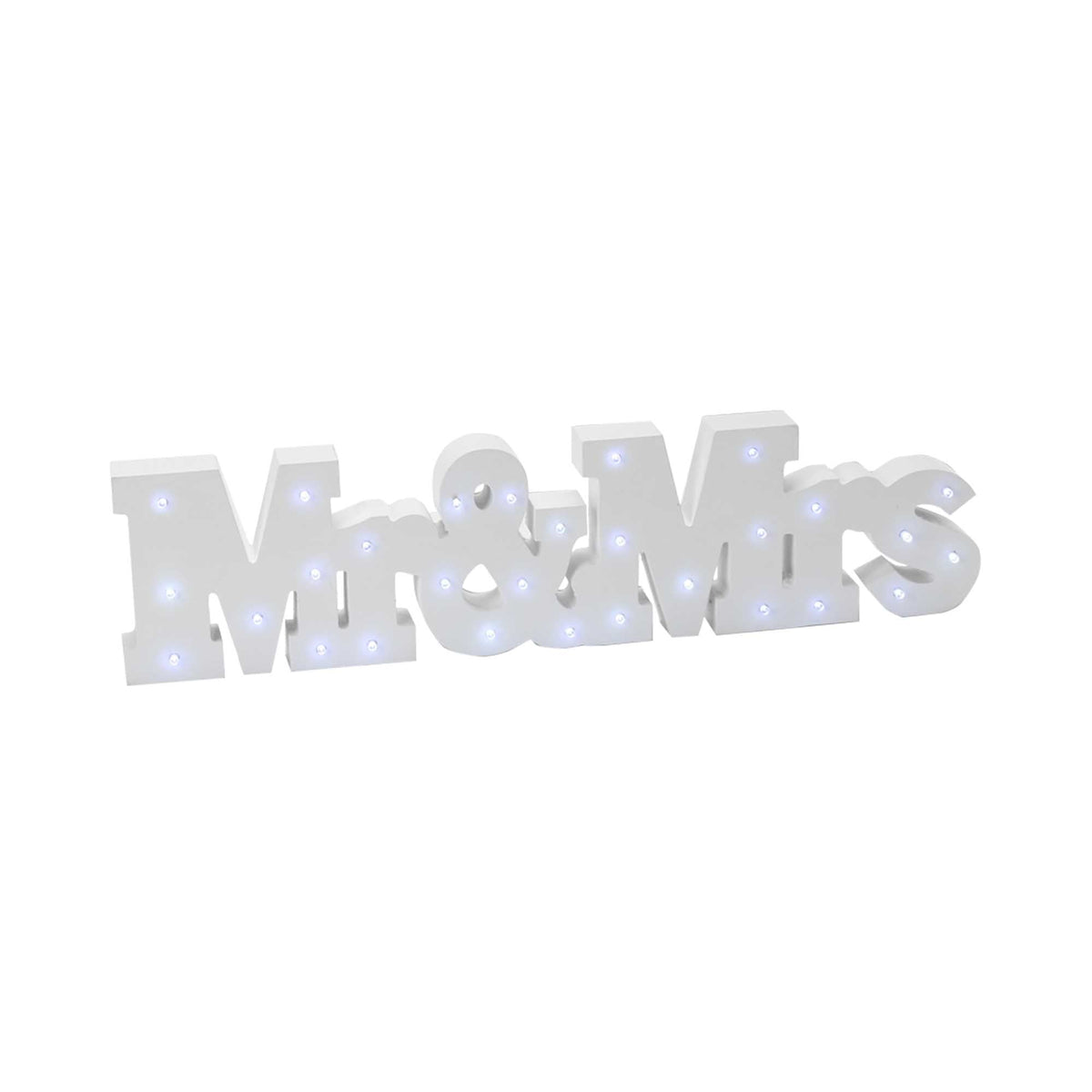 Vintage Marquee Mr. & Mrs. Sign