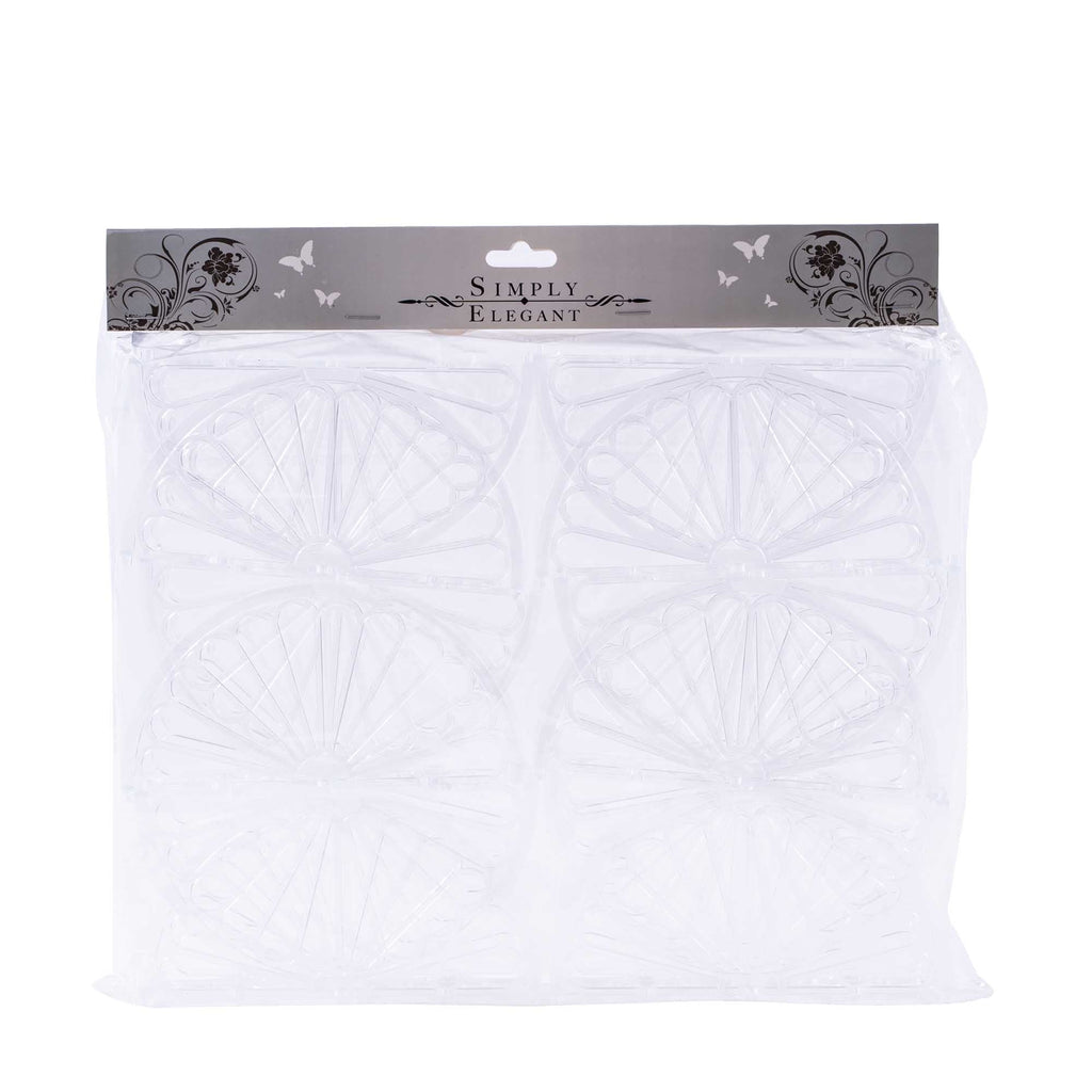 Napkin Holder - Fan - Clear