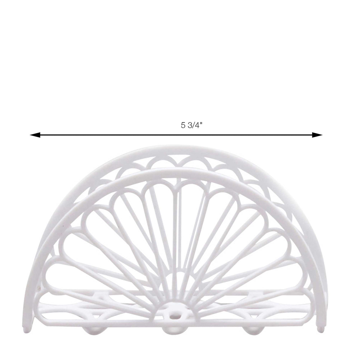 Napkin Holder - Fan - Clear