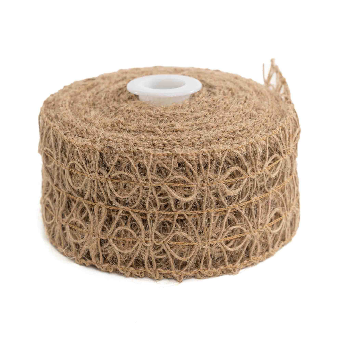Decorative Weave Burlap Ribbon Roll