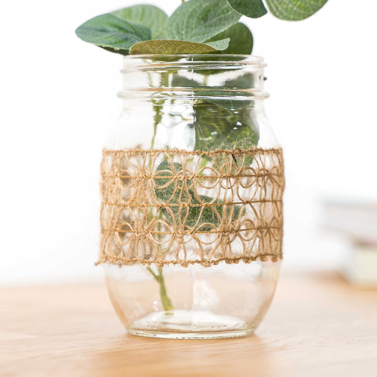 Decorative Weave Burlap Ribbon Roll