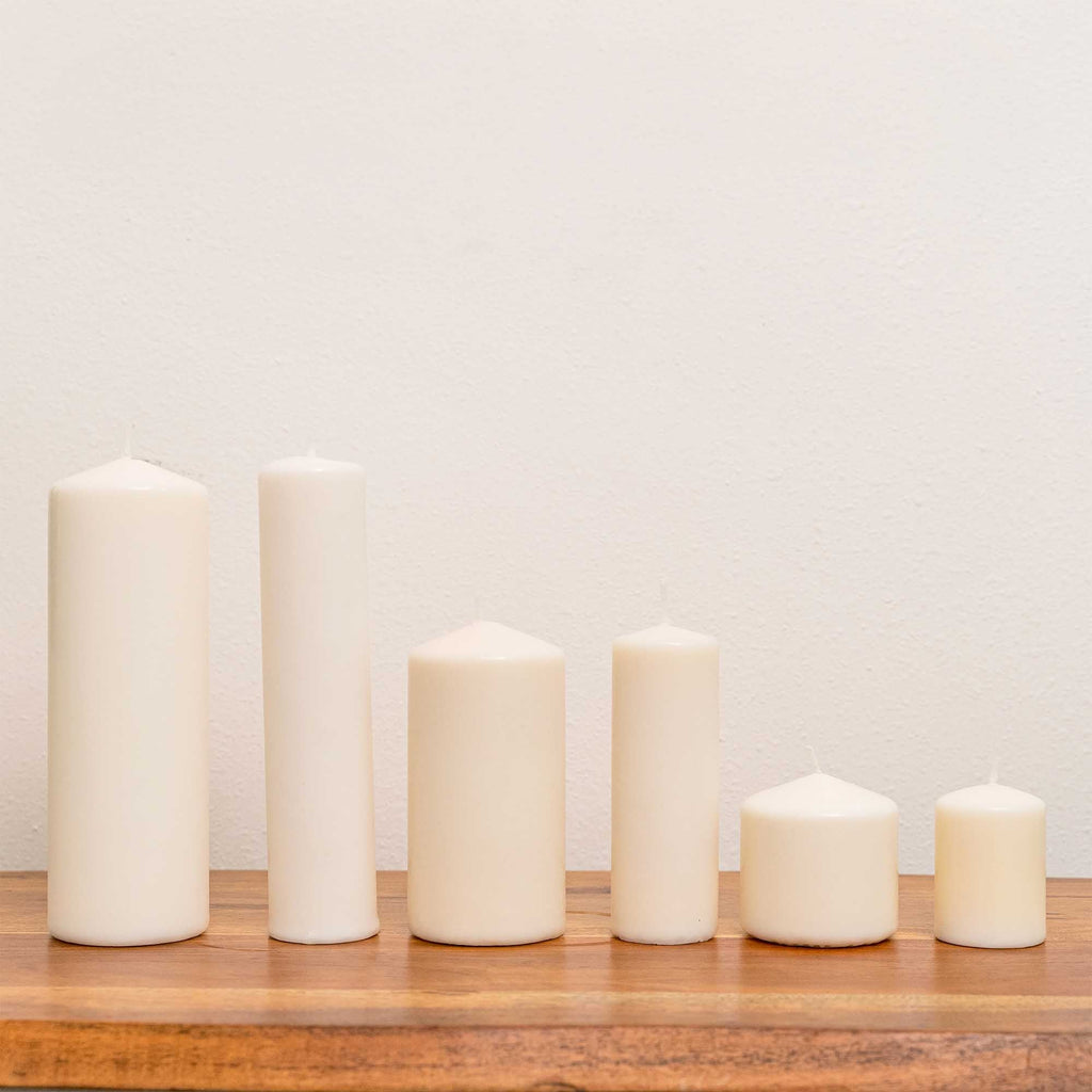 Dome Top Pillar Candle 3" x 3"