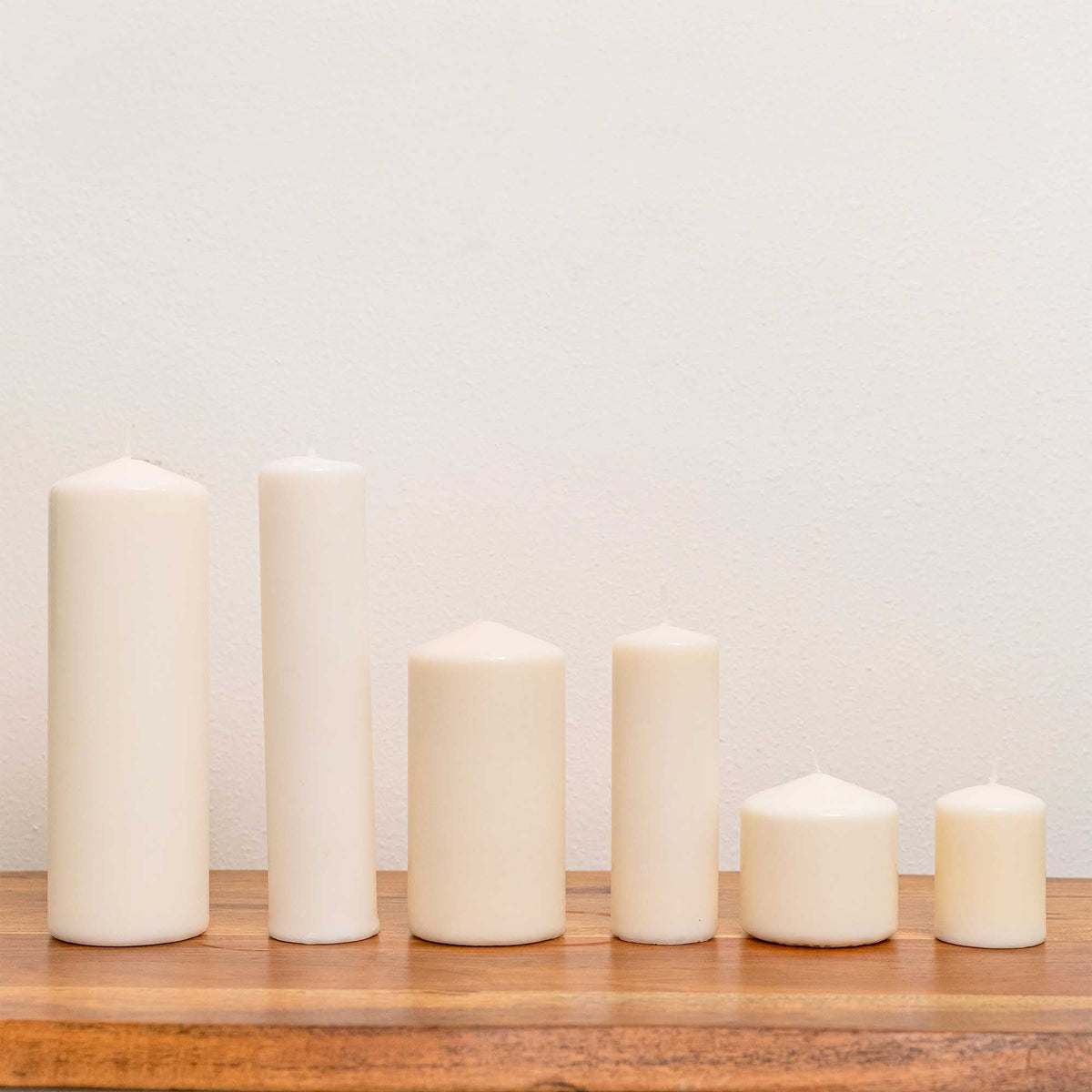 Dome Top Pillar Candle 3" x 3"
