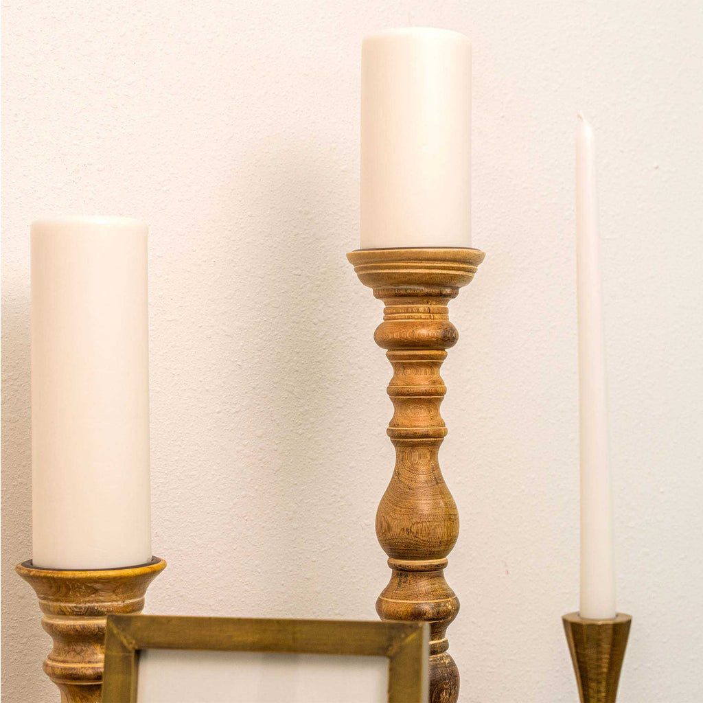 10 Inch Taper Candle - White