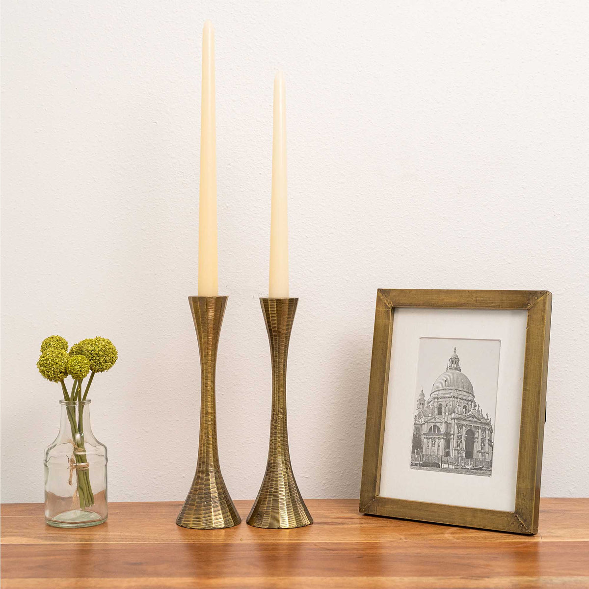 12 Inch Taper Candle - White