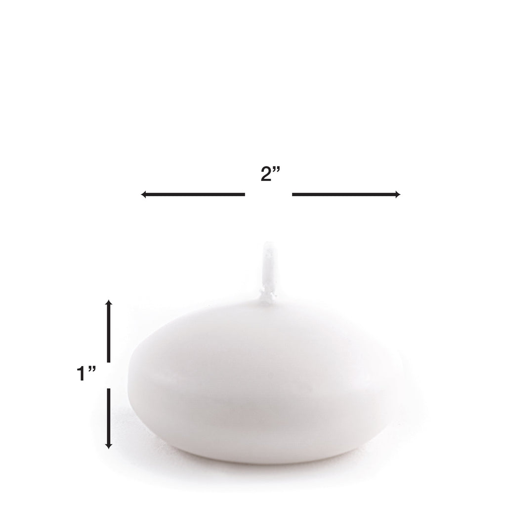 2 Inch Floating Candle 72pc/pack - Ivory