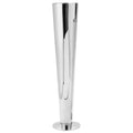 Glass Trumpet Vase 24" - Silver