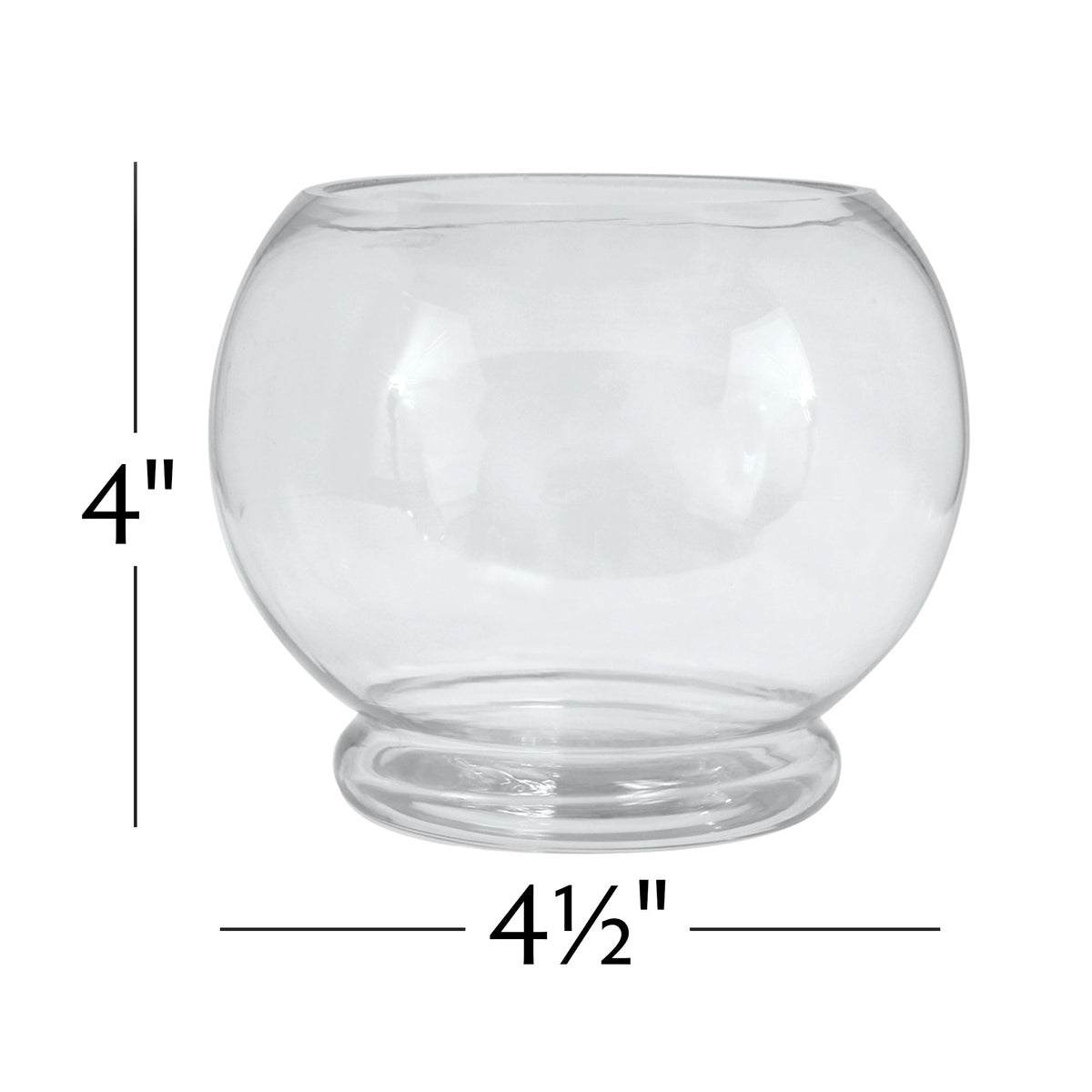 Glass Fishbowl - 4"