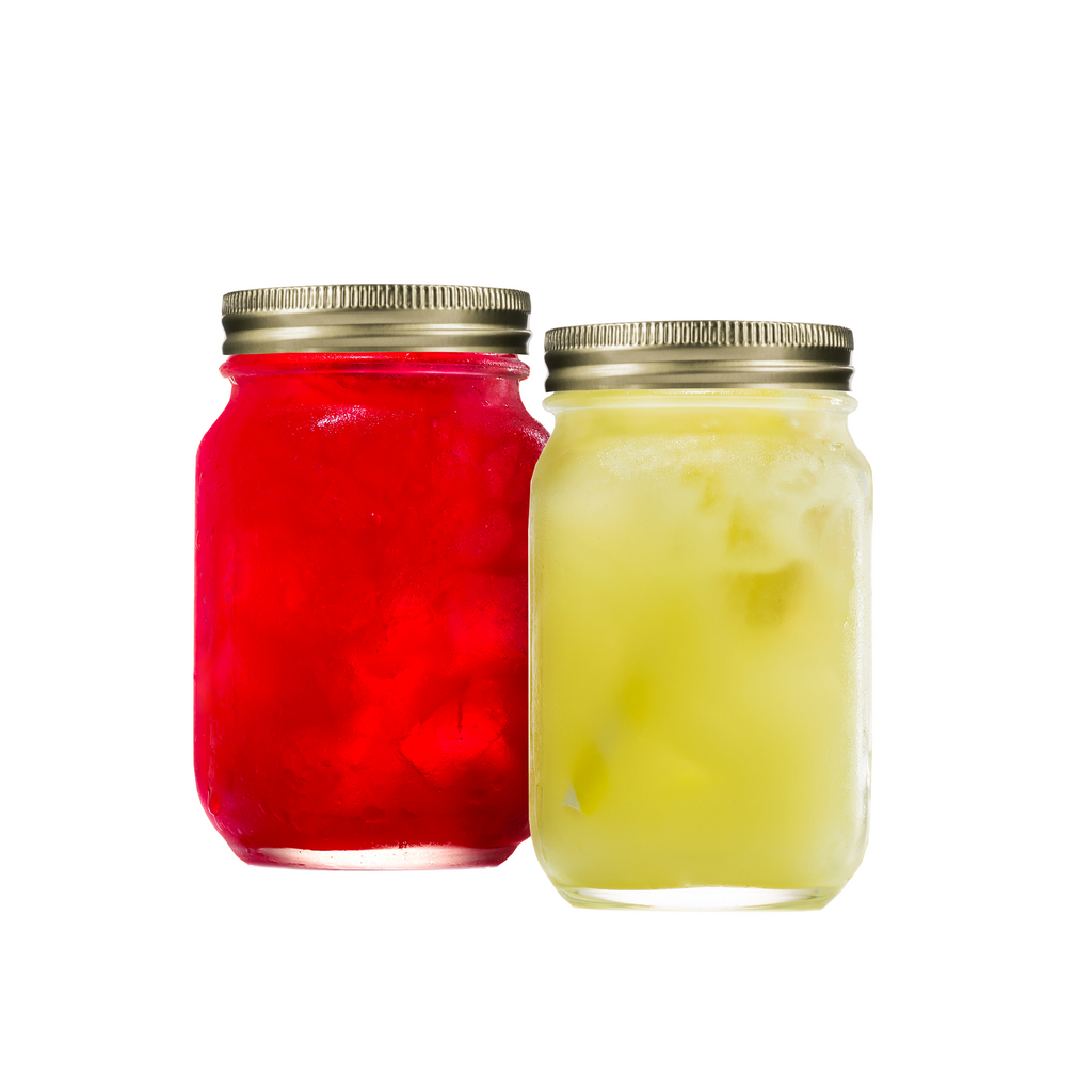 Mason Jars with Lid - Set of 2