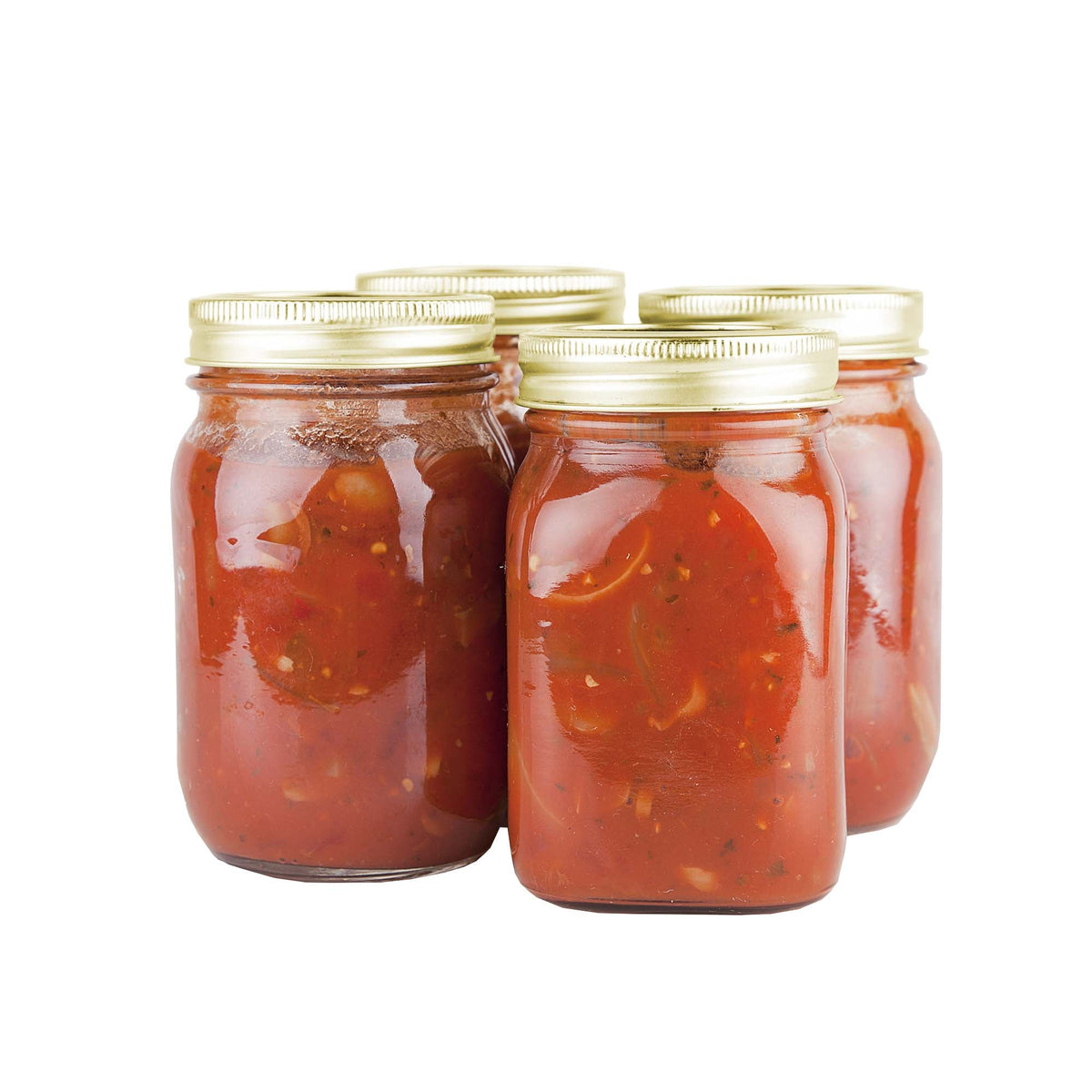 Mason Jars with Lid - Set of 4