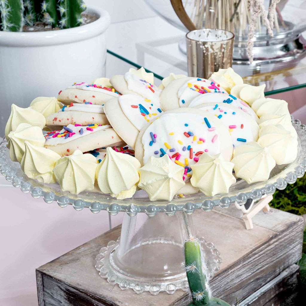 Beaded Edge Cake Stand - 12"