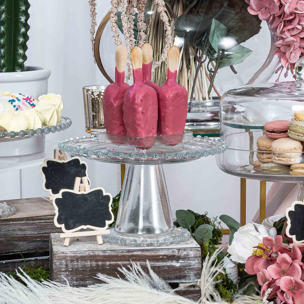 Beaded Edge Cake Stand - 8"