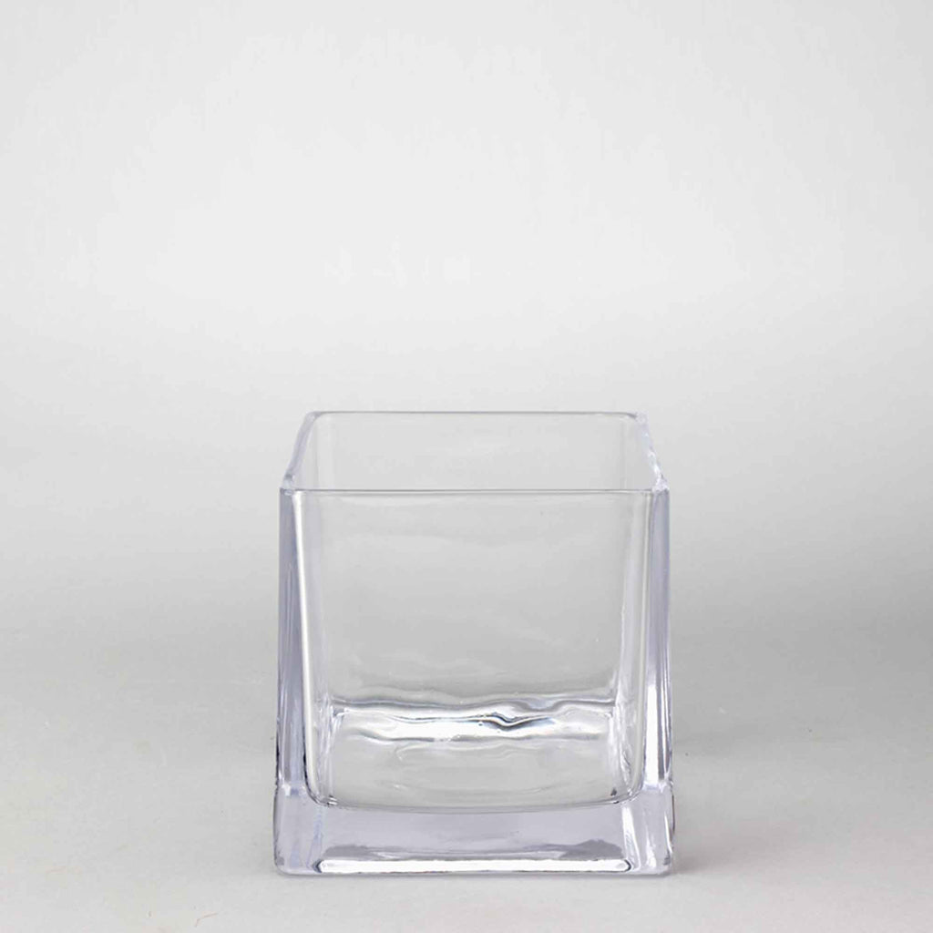 Glass Floral Cubes - 6" x 6"