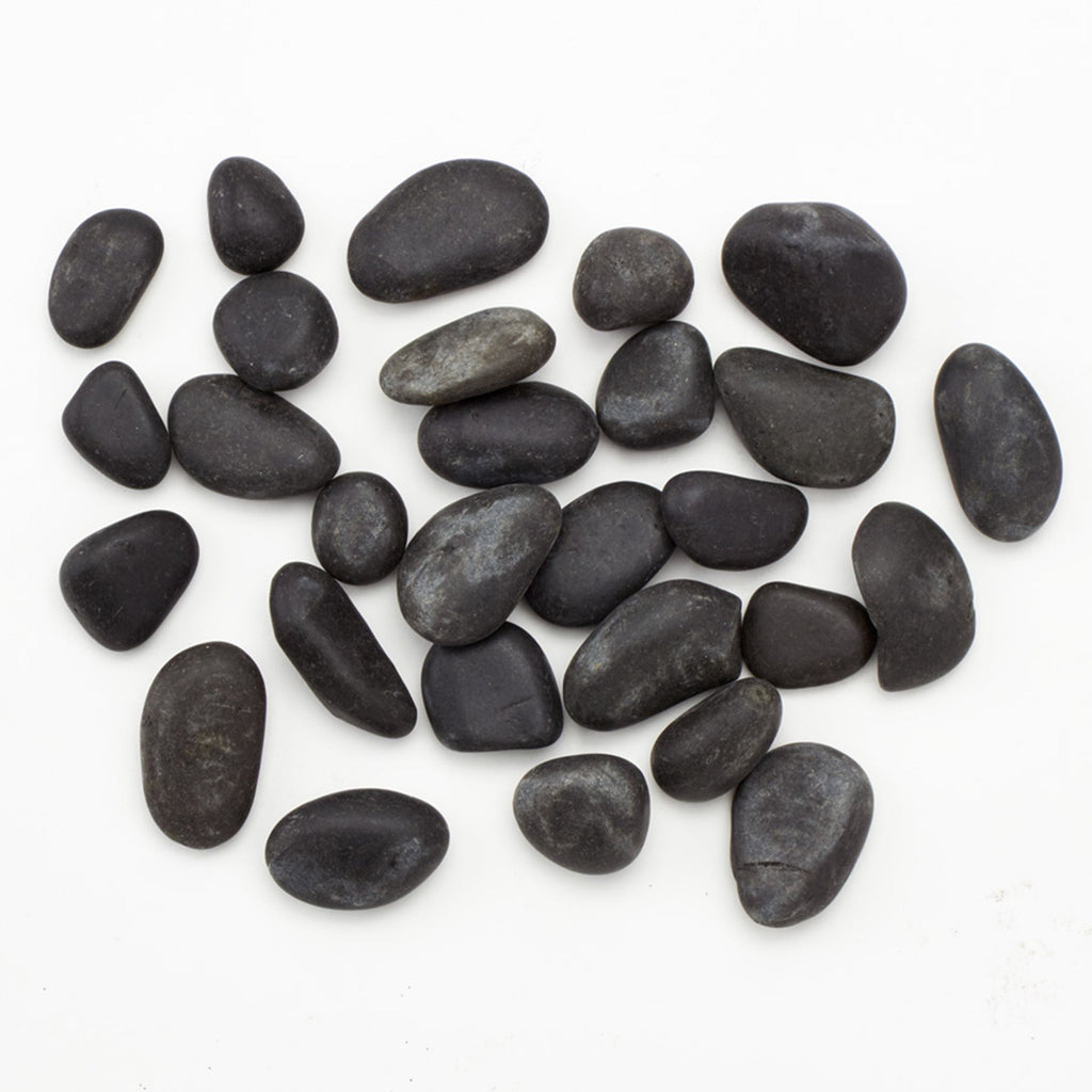 Large Black Pebbles - 2.5 lb. bag