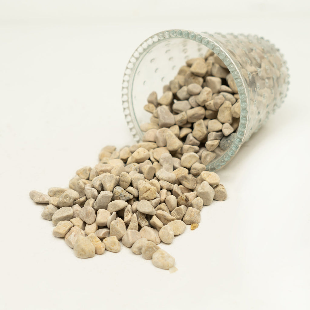 Natural White Pebbles - 2.5 Lbs