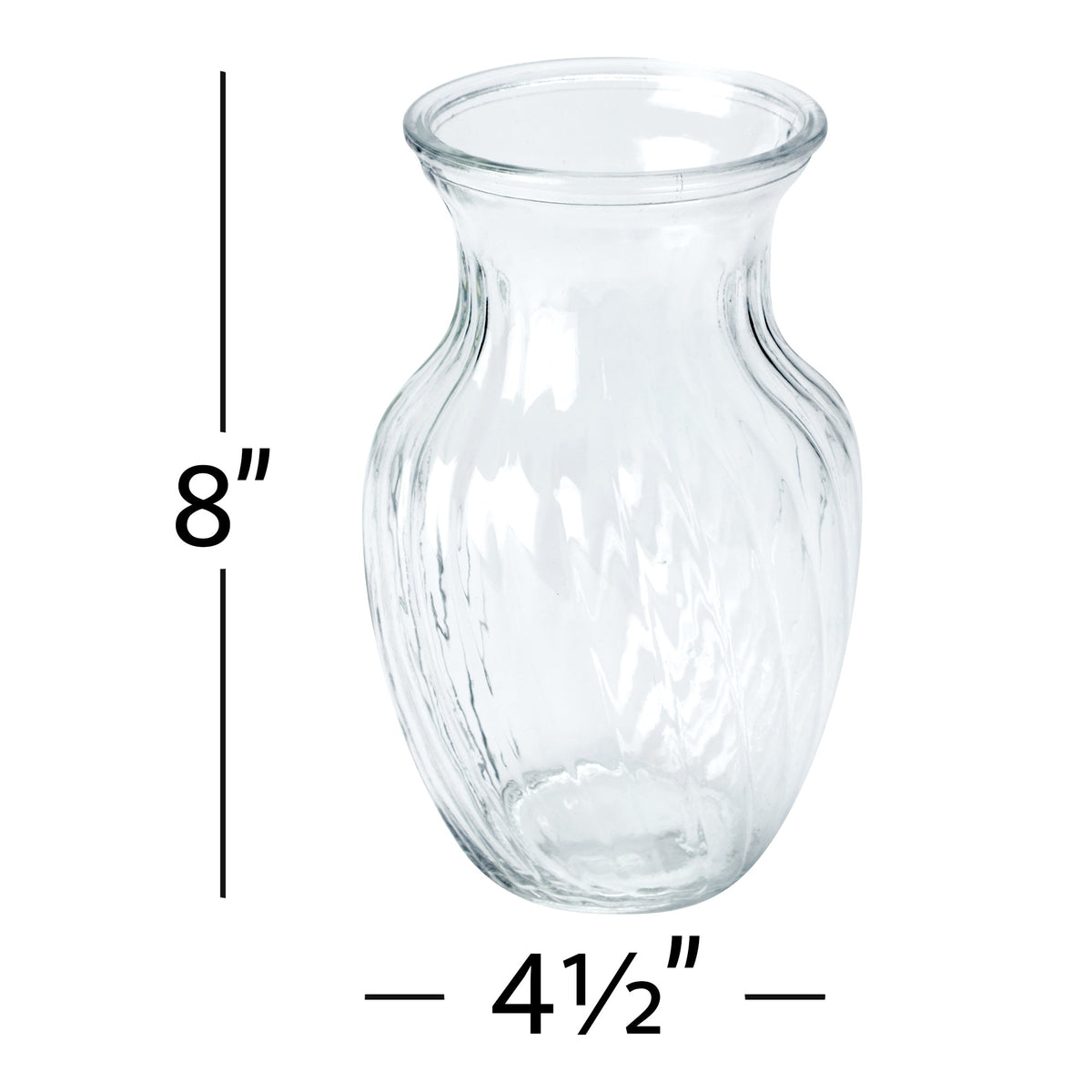 Economy Floral Vase 8"