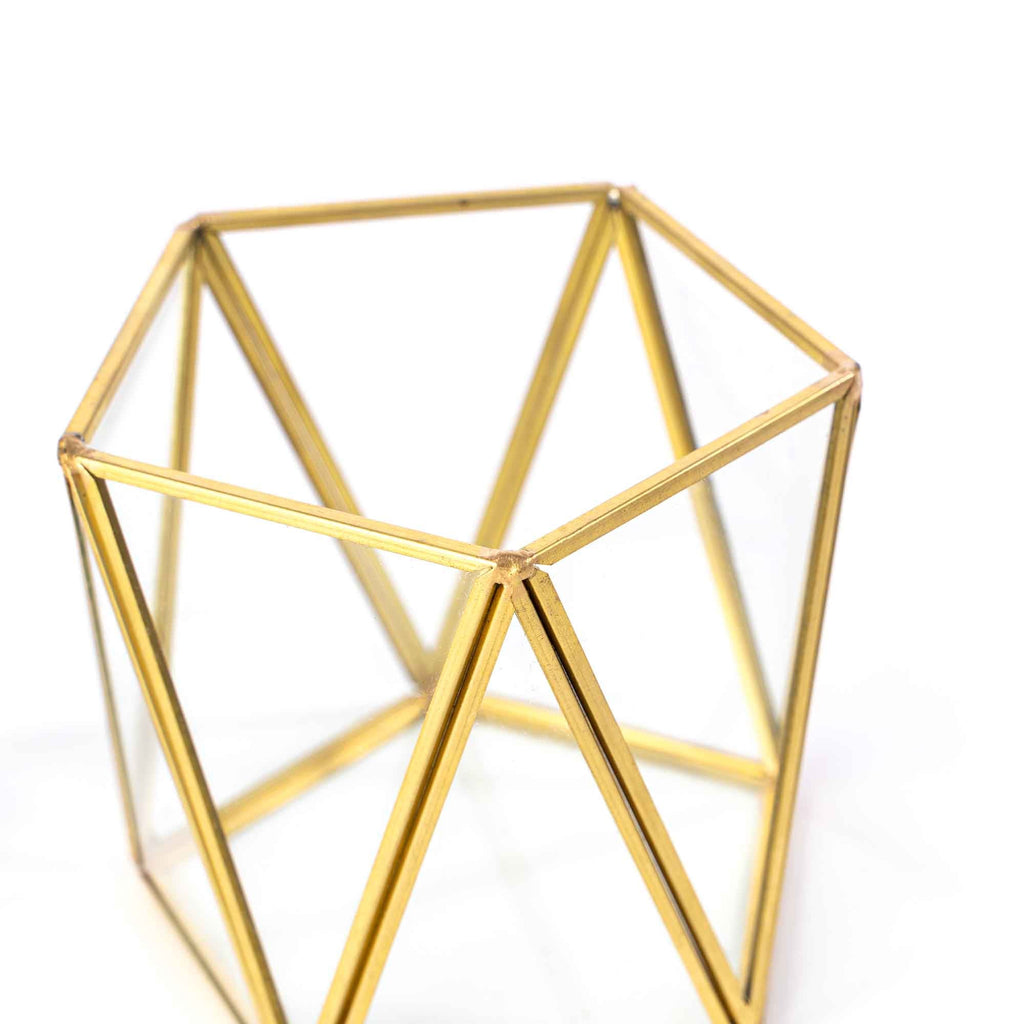 Geometric Terrarium Display 3pc Set