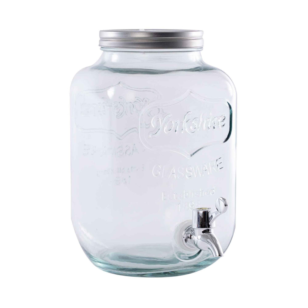 Mason Jar Shaped Beverage Dispenser - 8 liter