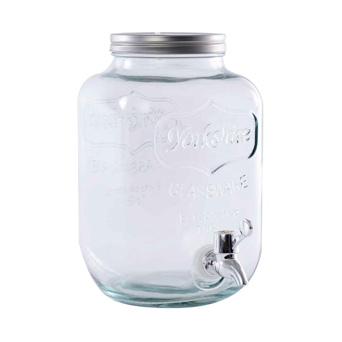 Mason Jar Shaped Beverage Dispenser - 8 liter