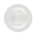 Vintage Clear Glass Charger Plate 13"