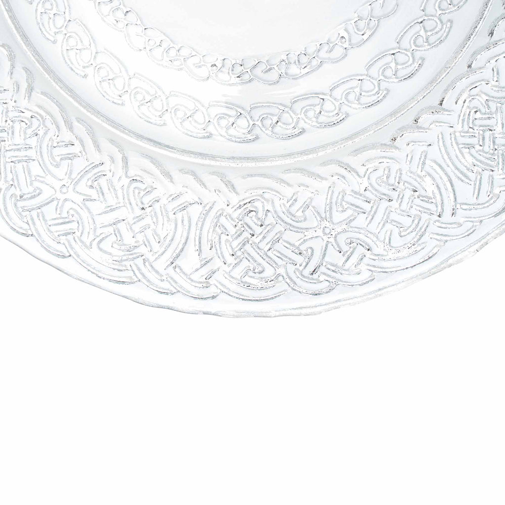 Celtic Glass Charger Plate 13" - Set of 4