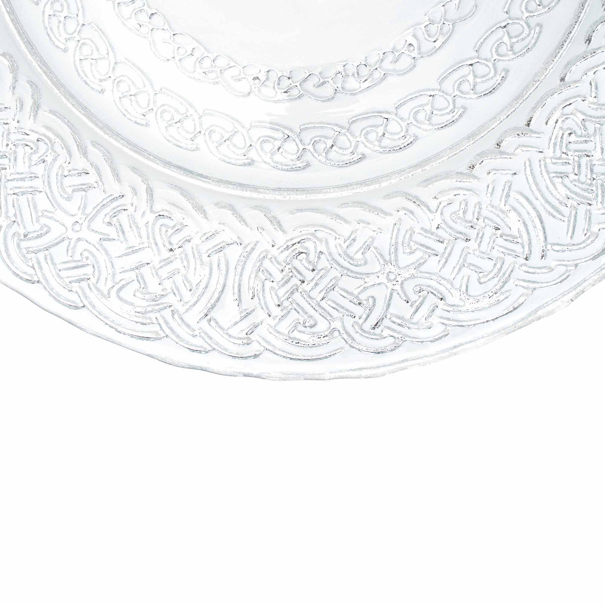 Celtic Glass Charger Plate 13" - Set of 4