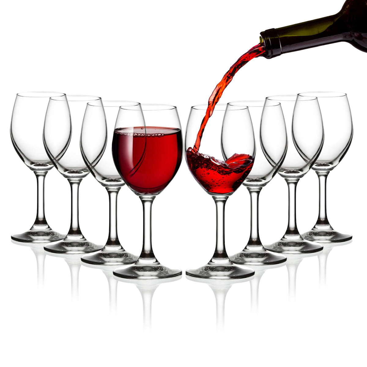 Wine Glasses - 10.5 fl oz - Set of 8