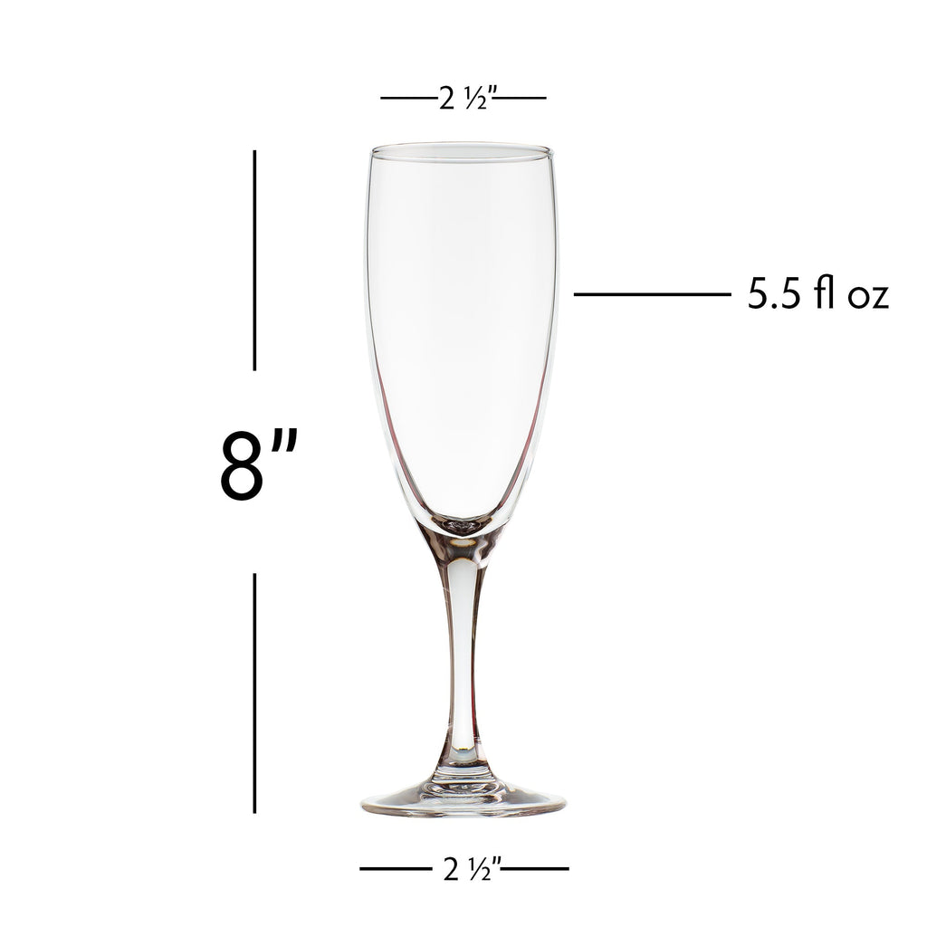 Champagne Flutes - 5.5 fl oz
