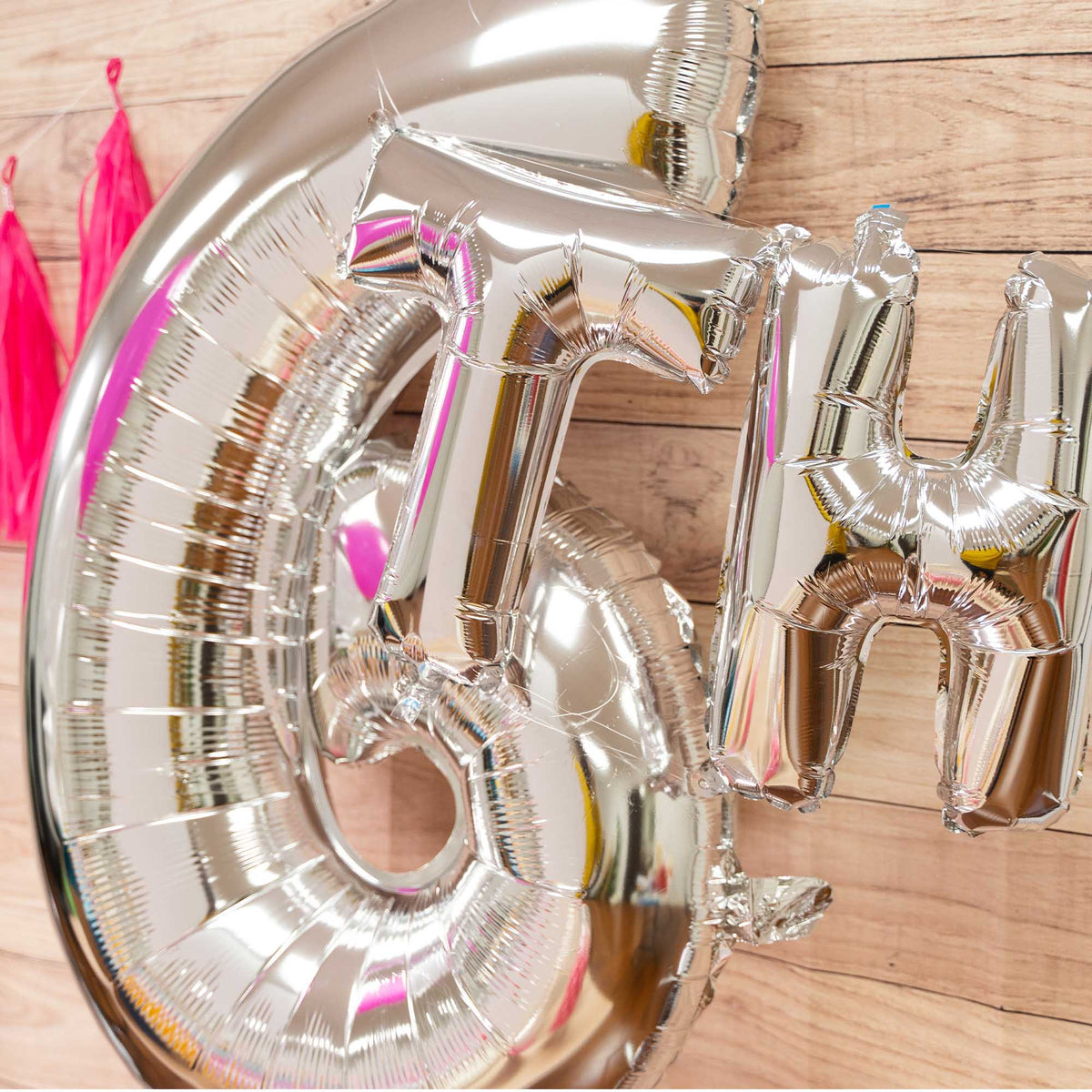 Mylar Balloon Letter G - Silver 34"