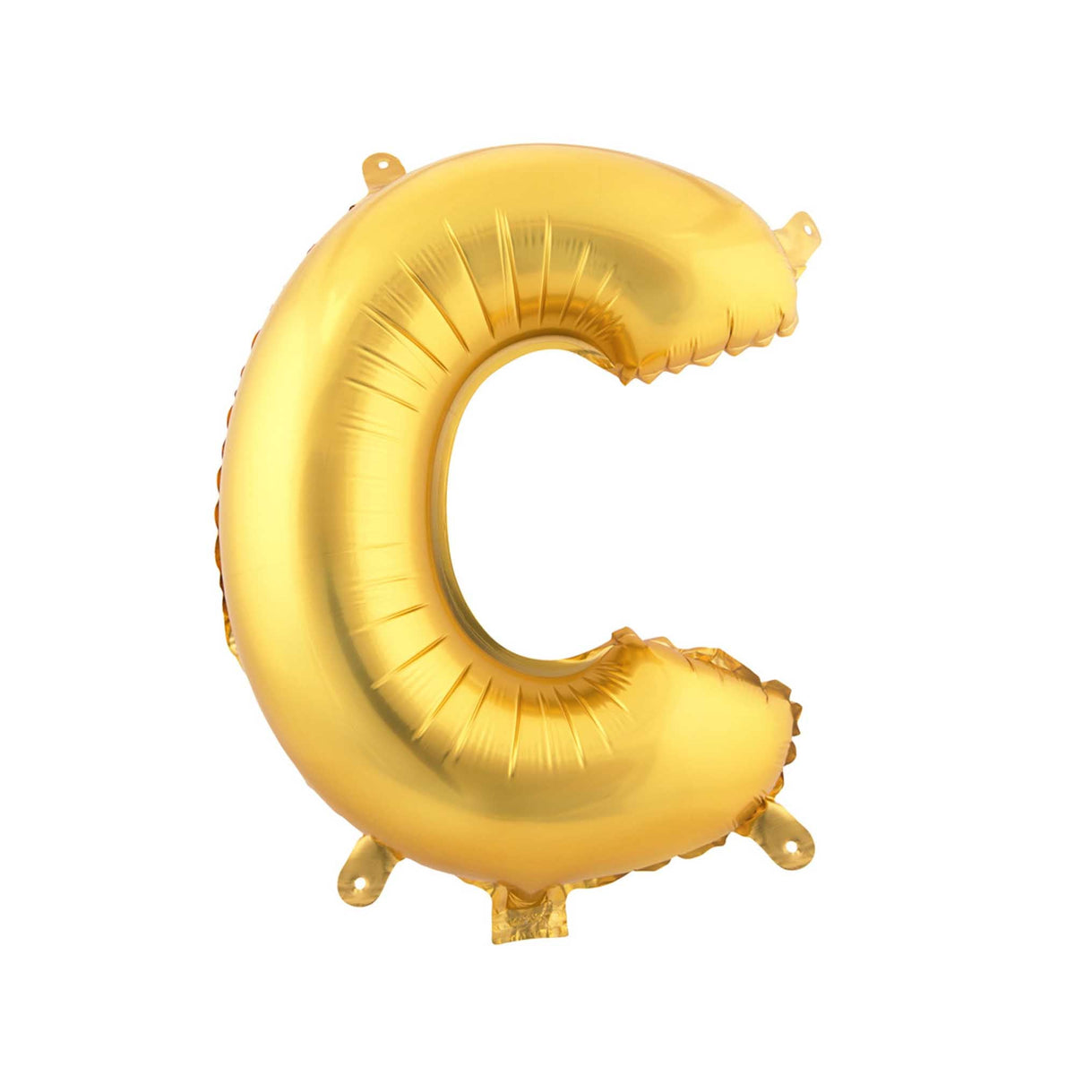 Mylar Balloon Letter C - Gold 16"