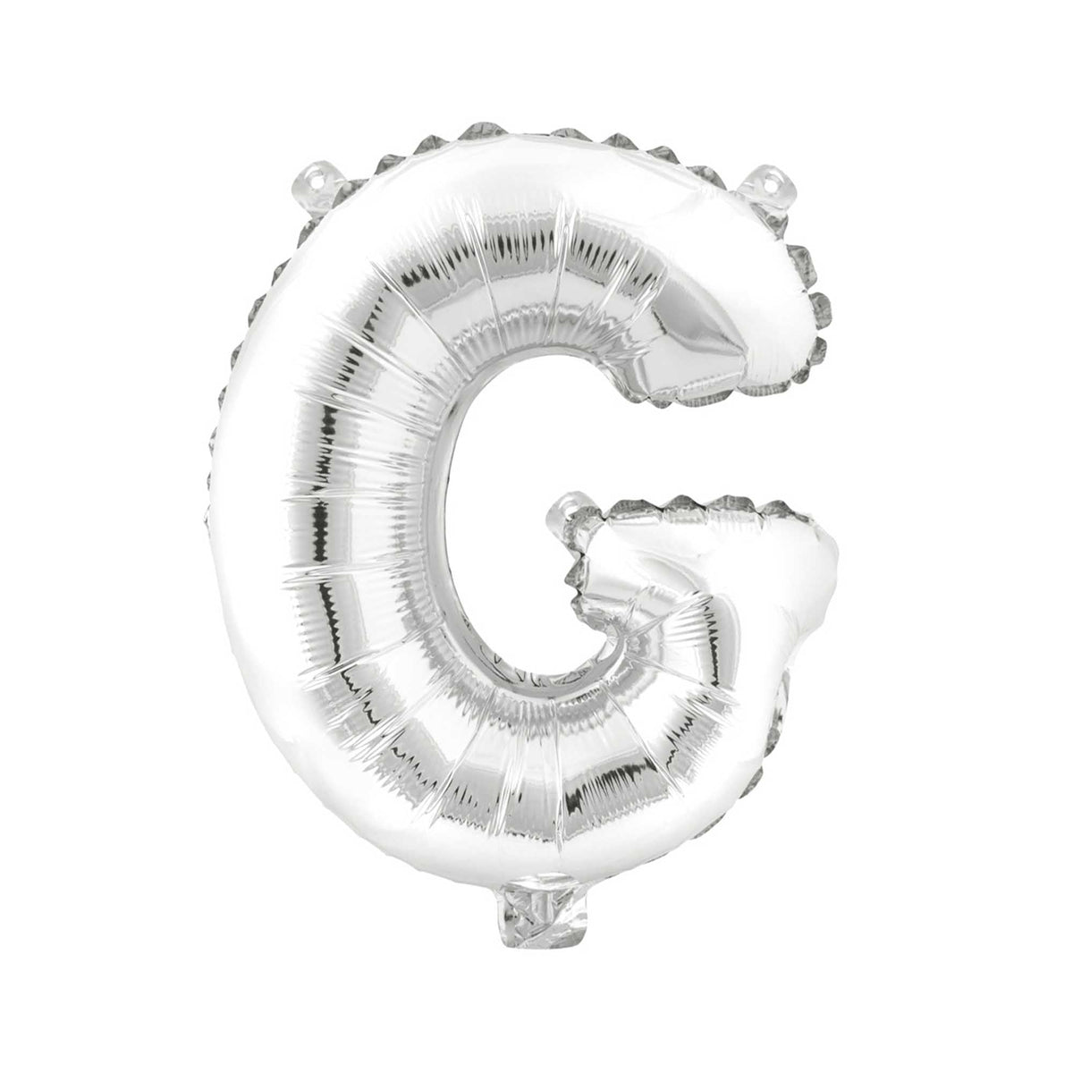Mylar Balloon Letter G - Silver 34"