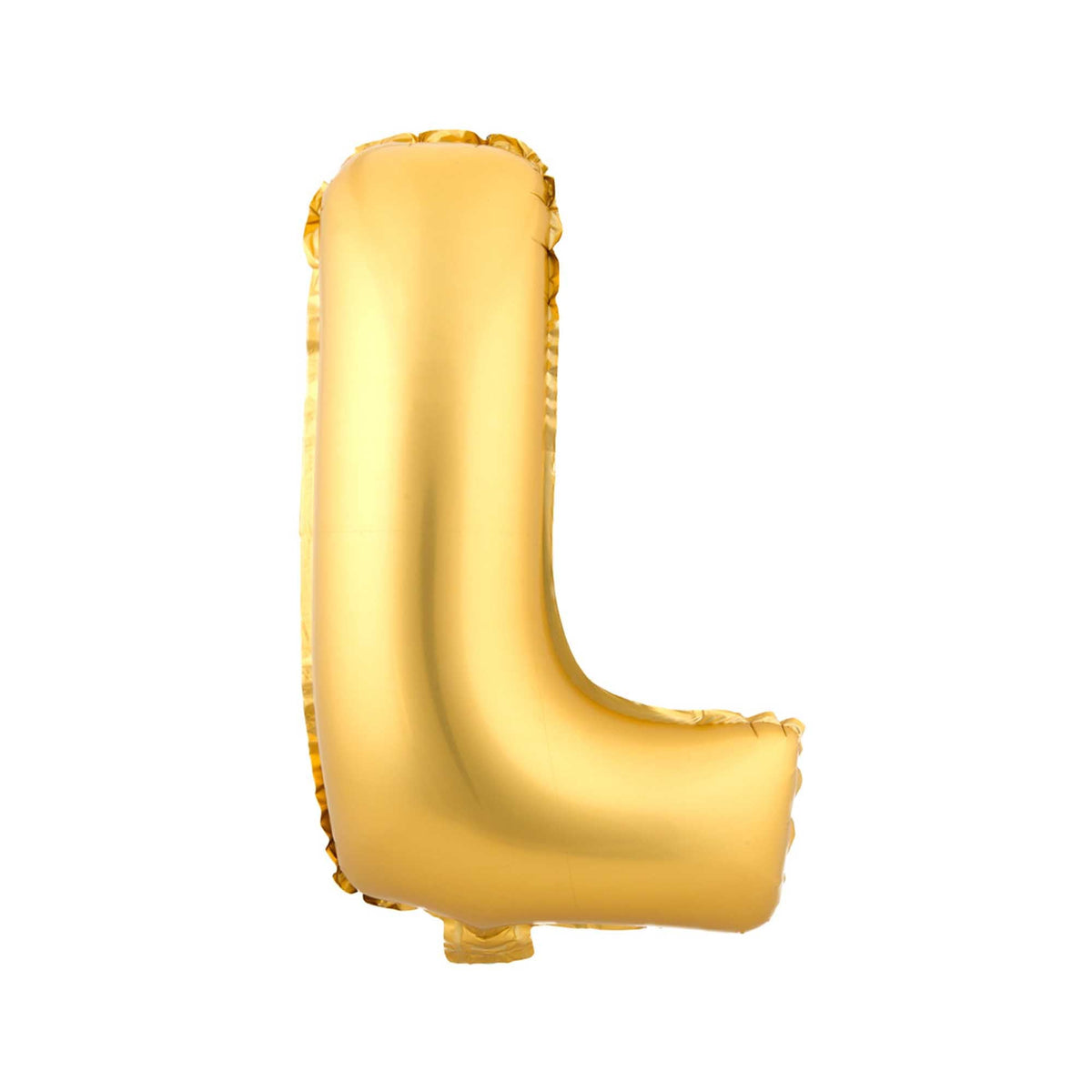 Mylar Balloon Letter L - Gold 16"