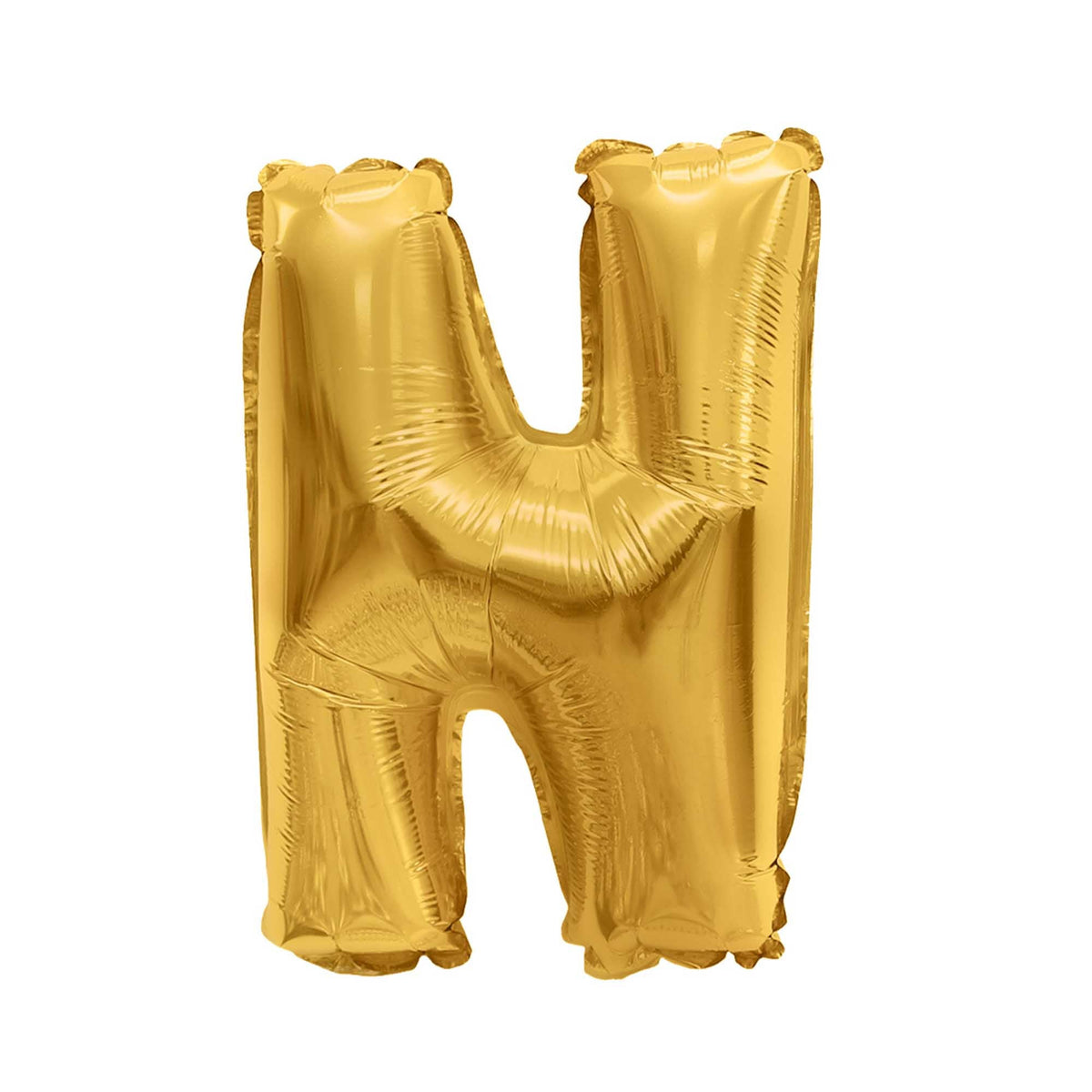 Mylar Balloon Letter N - Gold 34"