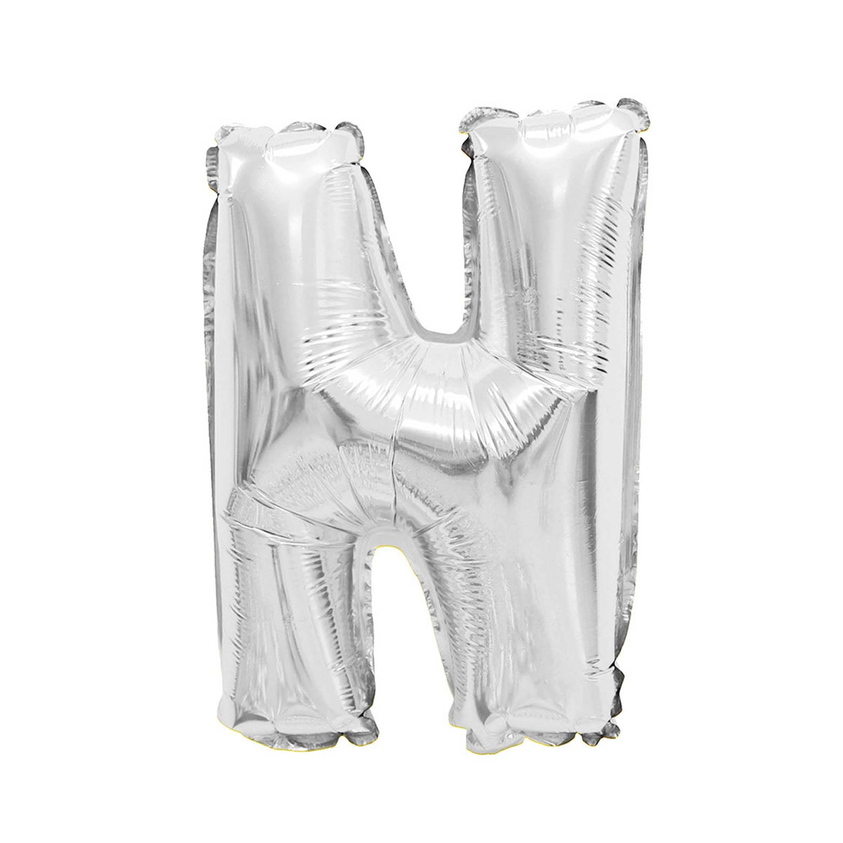 Mylar Balloon Letter N - Silver 34"