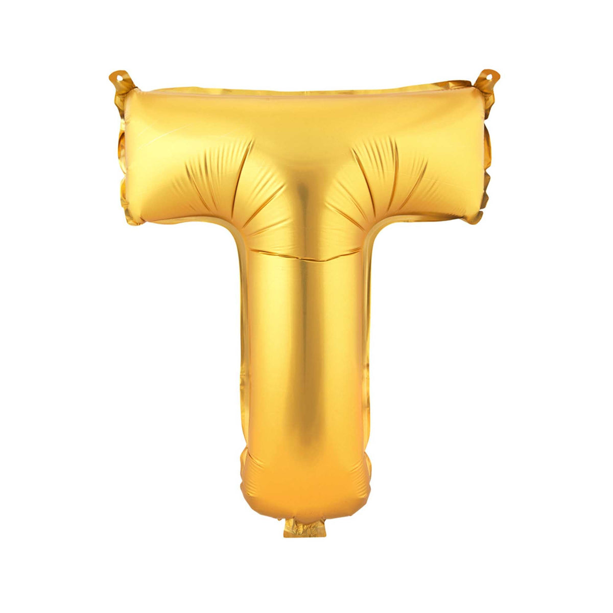 Mylar Balloon Letter T - Gold 34"