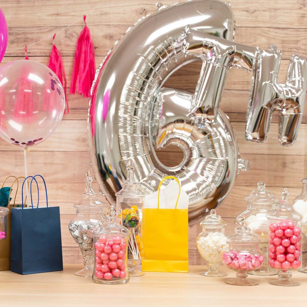 Mylar Balloon Letter Y - Silver 16"