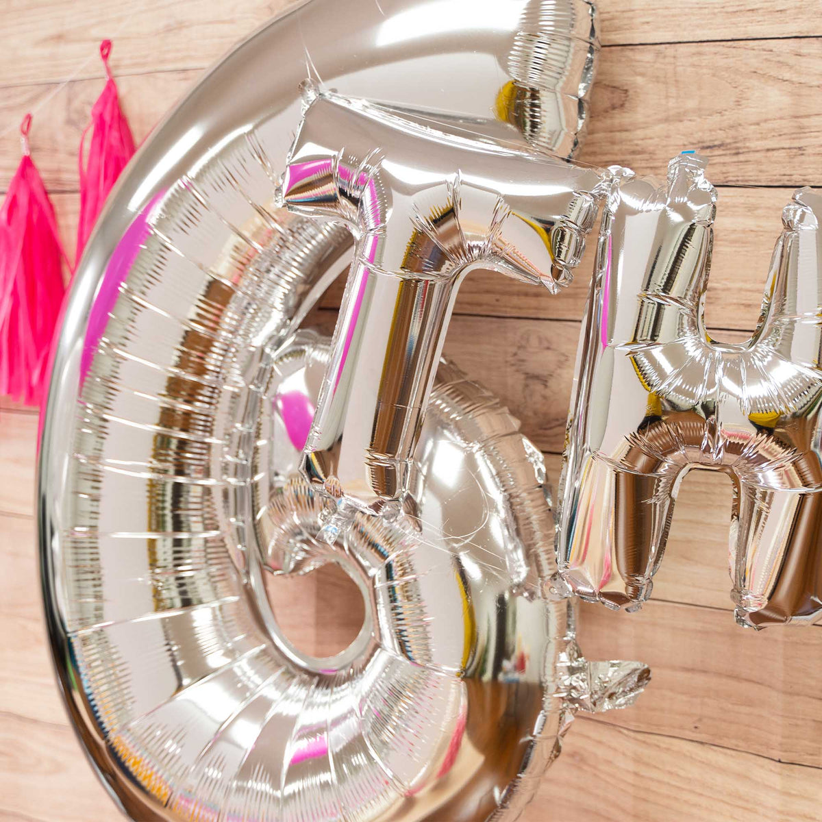 Mylar Balloon Letter Z - Silver 34"