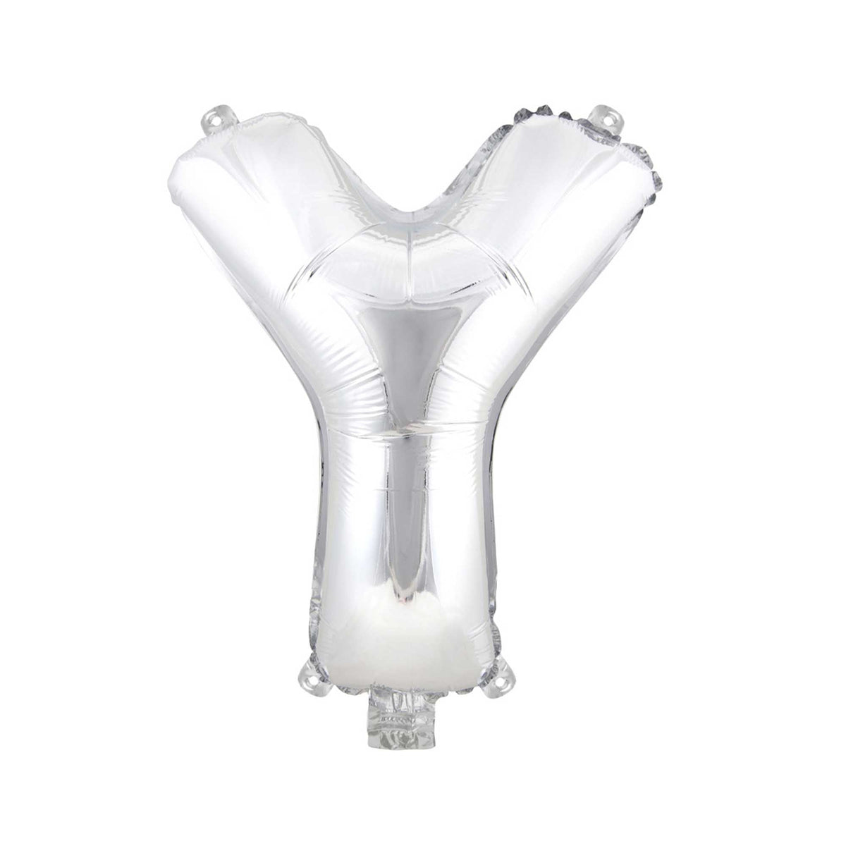 Mylar Balloon Letter Y - Silver 34"