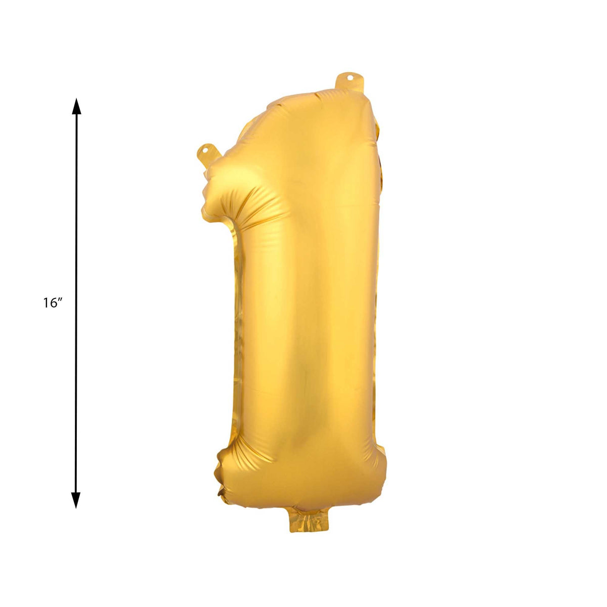 Mylar Balloon Number 1 - Gold 16"